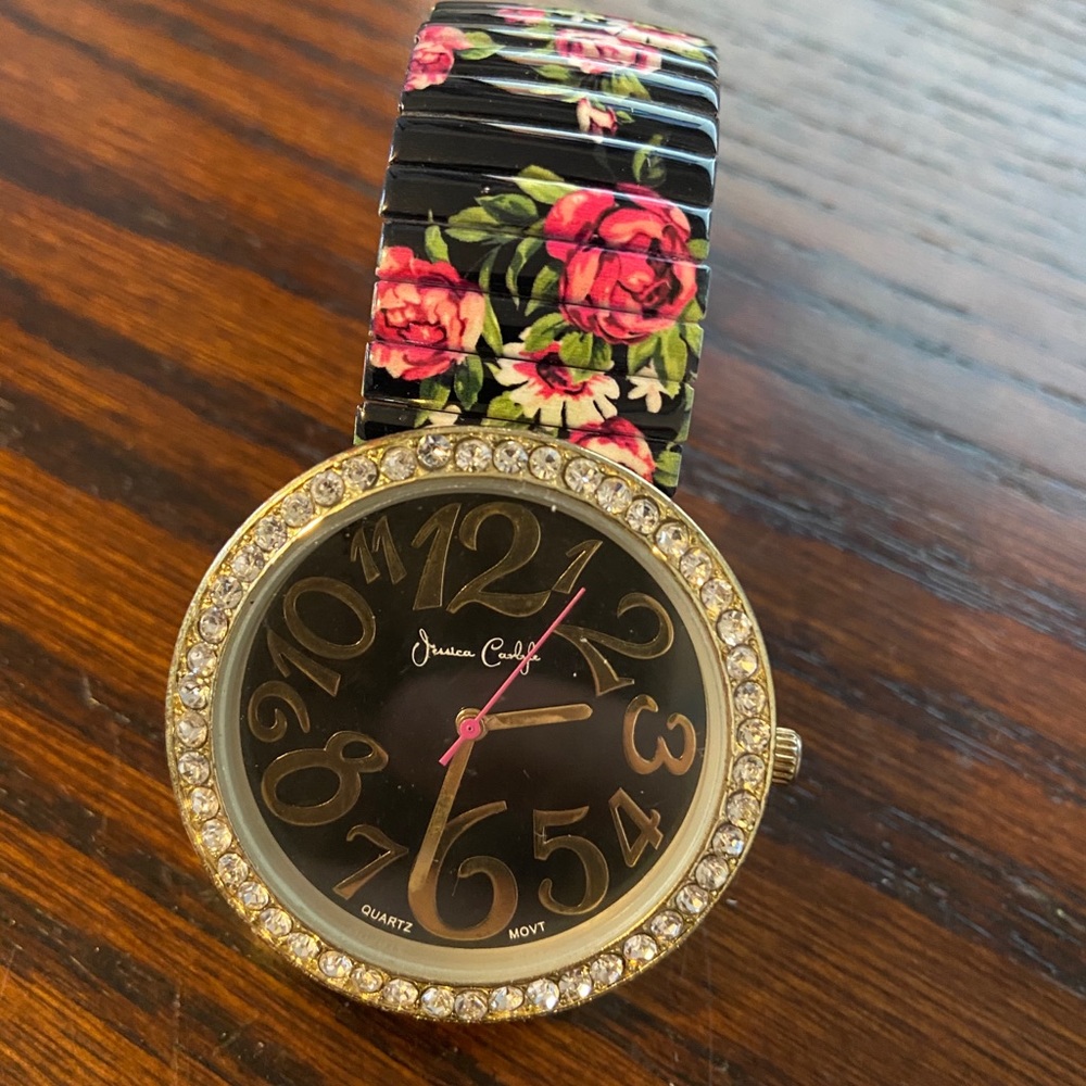 Jessica Carlyle Elastic Wrist Watch